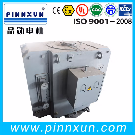 Jaula de ardilla de alto voltaje de la refrigeración por agua del aire de la serie de Yks motor eléctrico de 1000 vatios